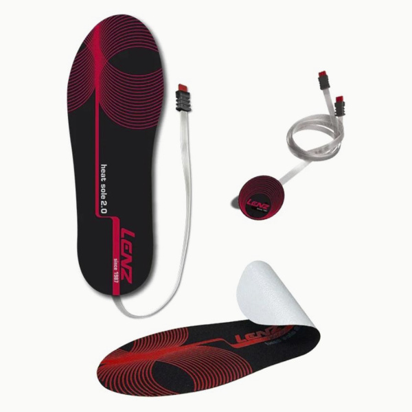ТермоЭлектроСтельки LENZ Heat Sole 2.0 (36-48; Black/Red)